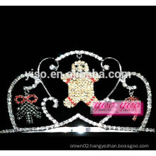 customized crystal beautiful crystal christmas holiday tiara